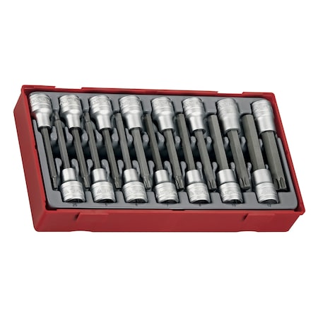 Teng Tools 15 Piece 1/2" Drive Hex and TX Bit Socket Set- TTTXH15